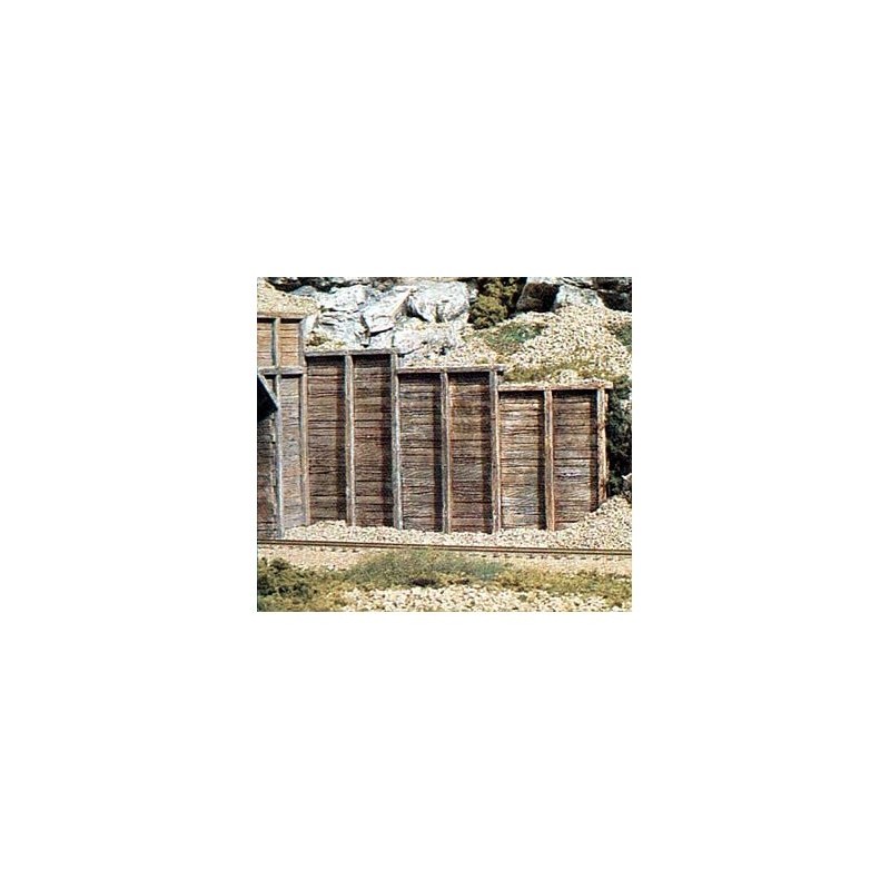 Muro de contención de madera. WOODLAND C1260