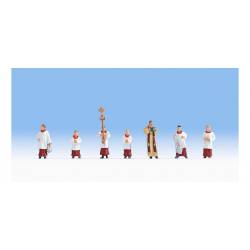 Priest and Altar Servers.