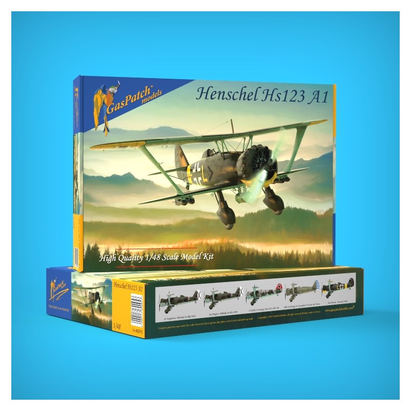 Henschel HS 123 A1, calcas ESP. GASPATCH 48095 Henschel HS 123 A1, calcas ESP. GASPATCH 48095