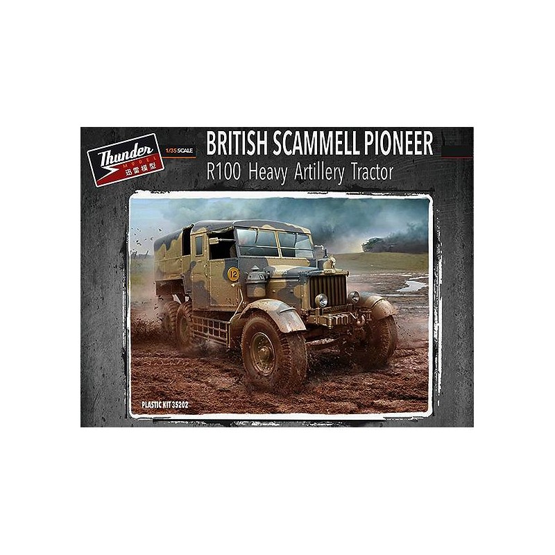 Tractor británico Scammell R100 de artillería. THUNDER 35202