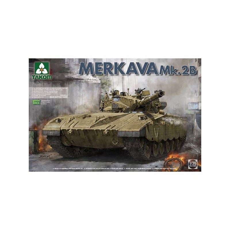 Carro israelí Merkava Mk.2b. TAKOM 2080