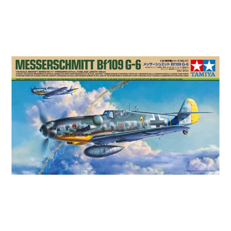 Messerschmitt Bf109 G-6. TAMIYA 61117