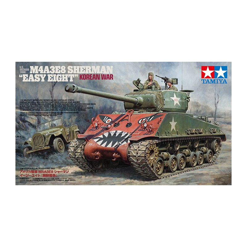 Carrmo medio M4A3E8 Sherman. TAMIYA 35359