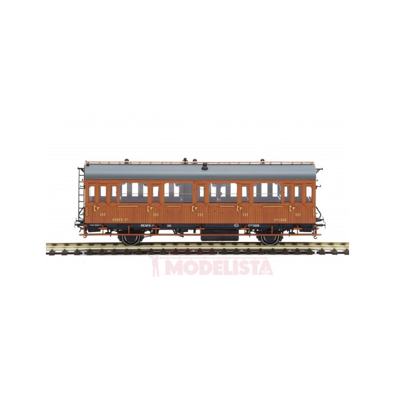 Coach Chv1680, RENFE. 3rd class. MABAR 81609