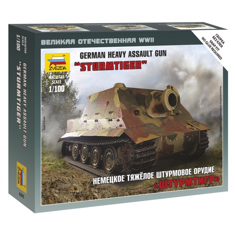 Maquette Char Sturmtiger Allemand 38cm - RFM 1/35 - Édition WWII Avec Intérieur