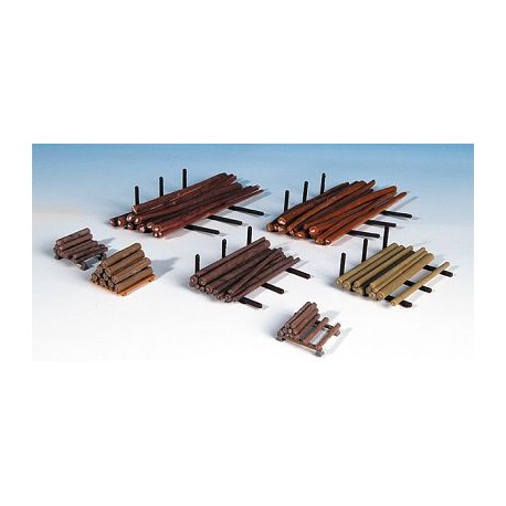 Set de troncos, maderas. KIBRI 8663