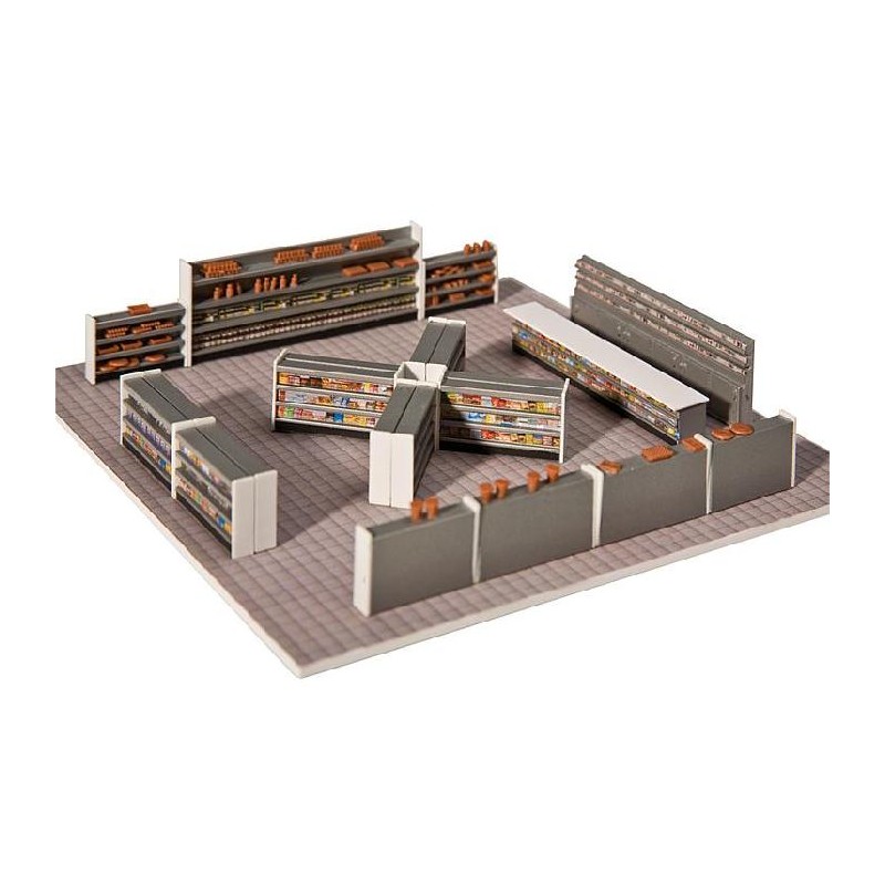 Amueblados interiores de una tienda. FALLER 180565