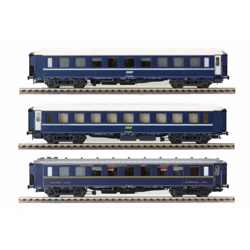 CIWL-TEN coaches set, type F. 1974. CIWL-TEN coaches set, type F. 1974.