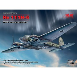 Bomber deutsch, He 111H-6.