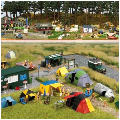 Campground scene. BUSCH 6044