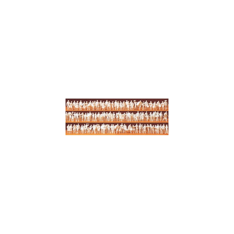 Unpainted figures. PREISER 79008 Unpainted figures. PREISER 79008
