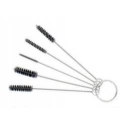 Conjunto de 5 mini pincéis de limpeza.