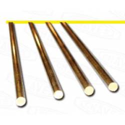 Latão sólido redondo 1 mm.