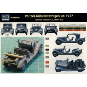 Polizei-Kübelsitzwagen, voiture militaire allemand.