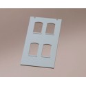 Murs avec fenêtres pour système modulaire.