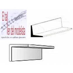 Abgewinkelte Profile "L" 3,2 mm.