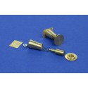 Tope plano para material ferroviario (x2).