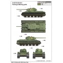 Tanque pesado KV-1S/85 soviético.