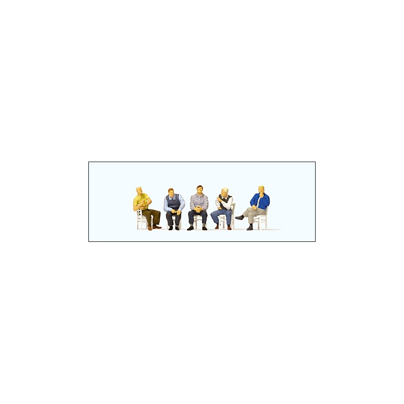 Hombres sentados. PREISER 10579