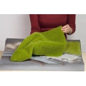 Tappeto erboso elettrostatico, verde prato.