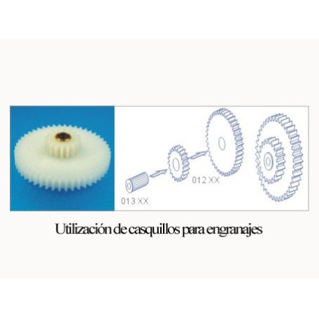 Engranaje de 18,0 mm y 28 dientes.
