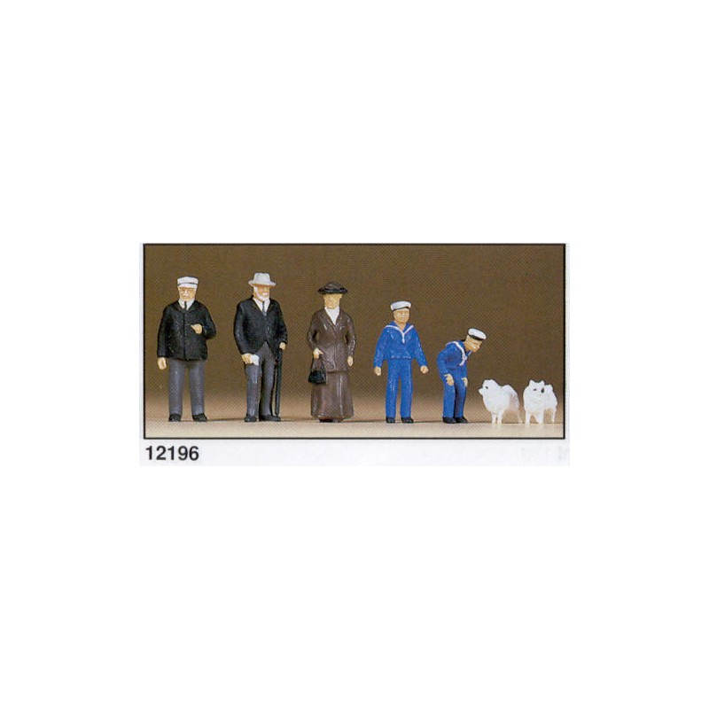 Wilhelm II era figures. PREISER 12196 Wilhelm II era figures. PREISER 12196