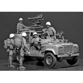 Moderne britische Infanterie.