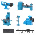 Locksmith’s shop equipment.