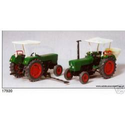 Farm tractor.