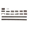 Wooden platform edge.