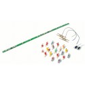 Lighting installation kit, warm white.