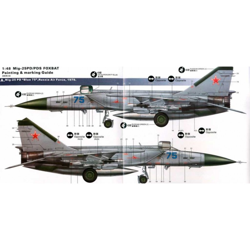 KITTY HAWK 80119 MiG-25 PD/PDS Foxbat, Models - Military - Scale 1