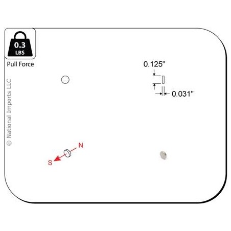 Disc magnets. 3,2 x 0,8 mm (x150).