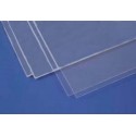 Hojas de estireno transparente. 0,13 mm. EVERGREEN 9005