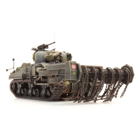 Sherman M4A4, con sistema antiminas, UK/US.