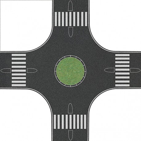 Roundabout (traffic circle). BUSCH 1101