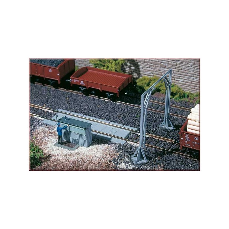 Track scale with loading gauge. AUHAGEN 11404