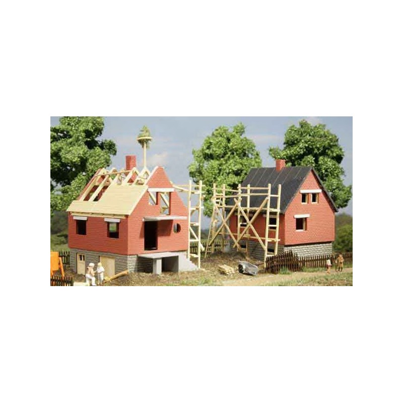 Two houses under construction. AUHAGEN 12215