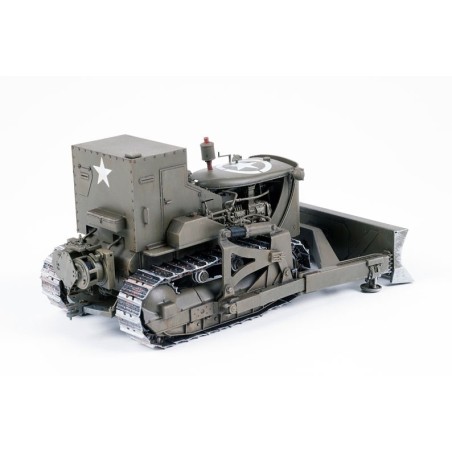 U.S. armoured bulldozer.