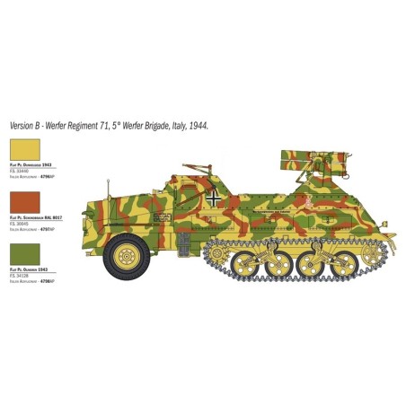 Sd.kfz.4/1 Panzerwerfer 42 Auf.