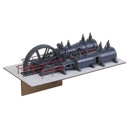 Steam engine.