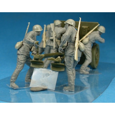 Soviet Artillery Crew on Maneuver.