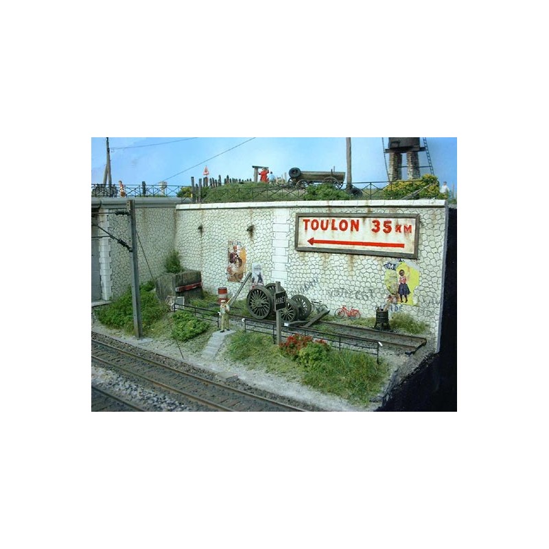 Muro de piedra. PN SUD MODELISME 8728
