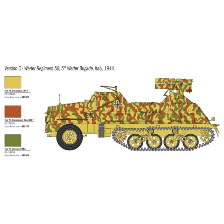 Sd.kfz.4/1 Panzerwerfer 42 Auf.