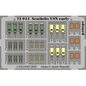 Conjunto de cintos de aeronaves aliados. Segunda Guerra Mundial.