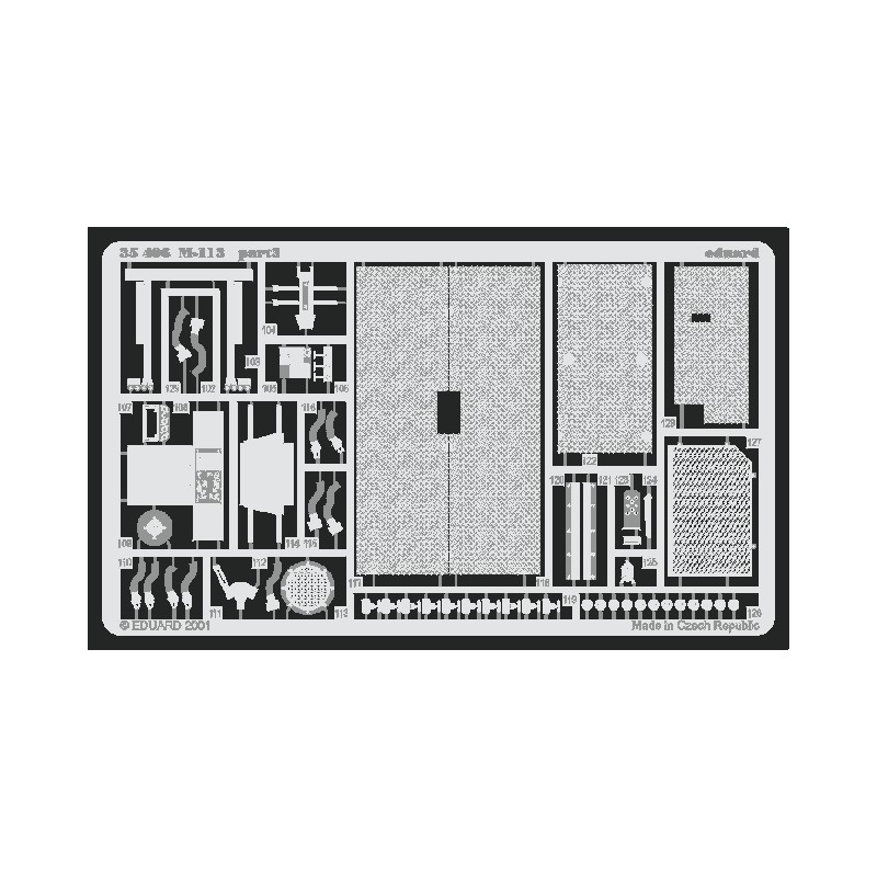 Fotograbado: M113 (kit Tamiya 35040).
