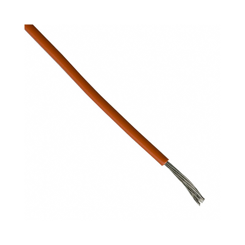 Cable naranja de 1 mm (por metros).