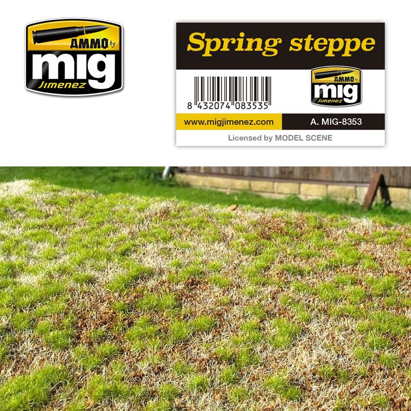 Spring steppe. Spring steppe.