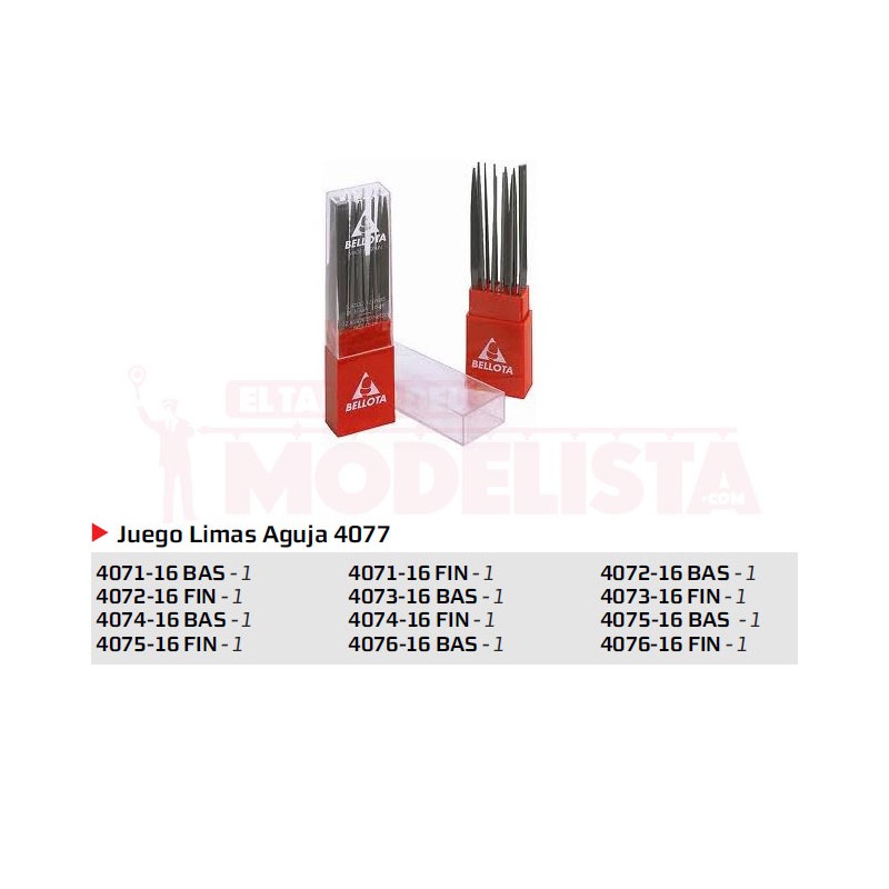 Bellota Set 12 Lime Ad Ago Professionali - Per Orologiai, Gioiellieri E Incisori - Foto 2