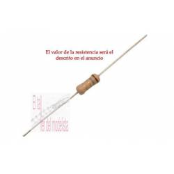 Kohle-Widerstände 1/4W (x10). 1000 Ohm (1K).